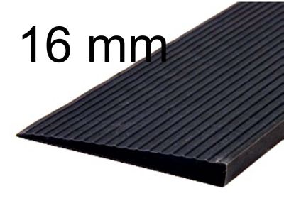 Drempelhulp 16 mm zwart