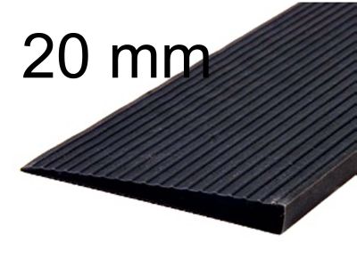 Drempelhulp 20 mm zwart