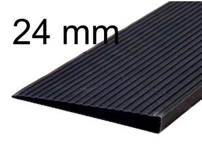 Drempelhulp 24 mm zwart