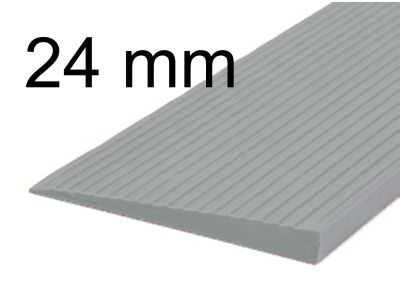 Drempelhulp 24 mm grijs