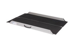 Opvouwbare metalen drempelhulp 76 x 180 cm